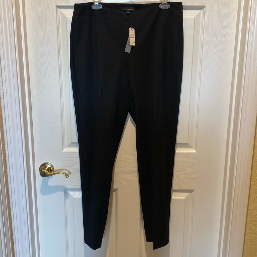 NWT Talbots Curvy Black pants
